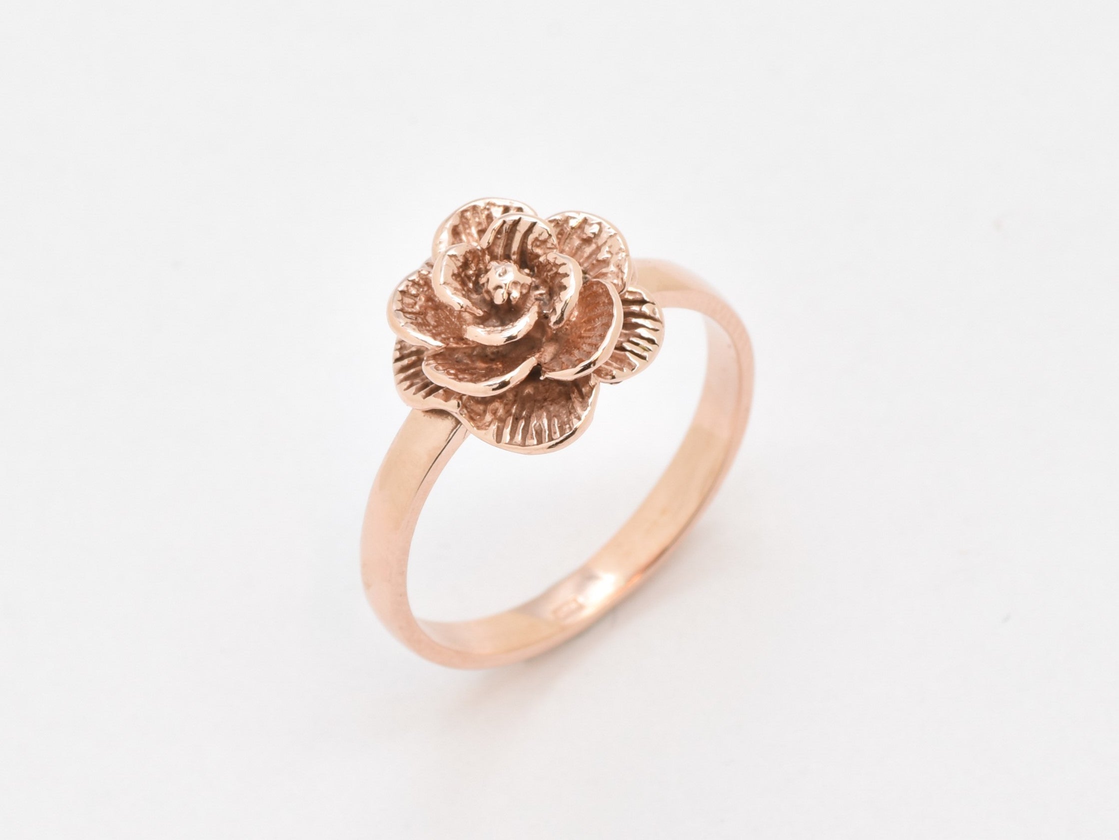 Silver Flower Ring, Flower Ring, Small Flower Ring, Rose Ring, Silver Rose Ring, Designer Ring, Silver Ring, Solid Silver Ring, Pure Silver(1)