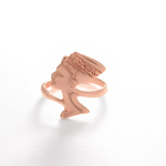 Nefertiti Ring, Egyptian Ring, Egyptia Silver Ring, Egyptian Jewelry, Solid Silver Ring, Silver Head Ring, Statement Ring, 925 Solid Ring(1)