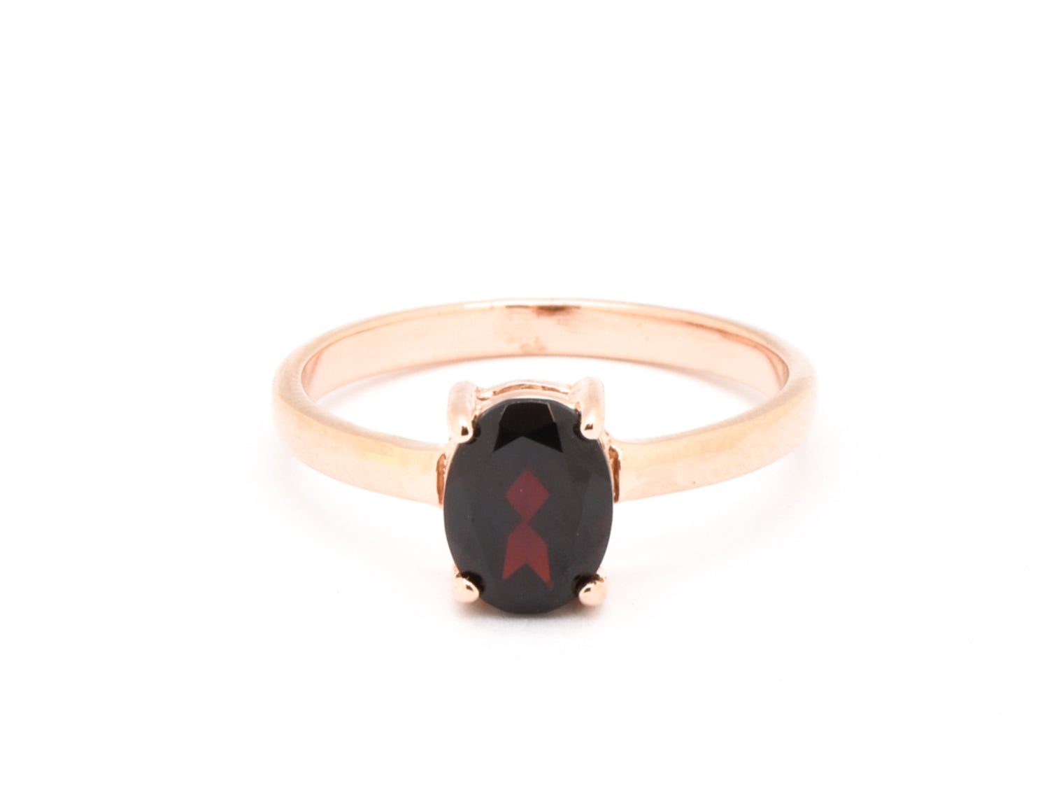 Red Diamond Ring, Garnet Ring, Natural Garnet, January Birthstone, Solitaire Ring, Red Vintage Ring, Red Promise Ring, Solid Silver Ring(1)