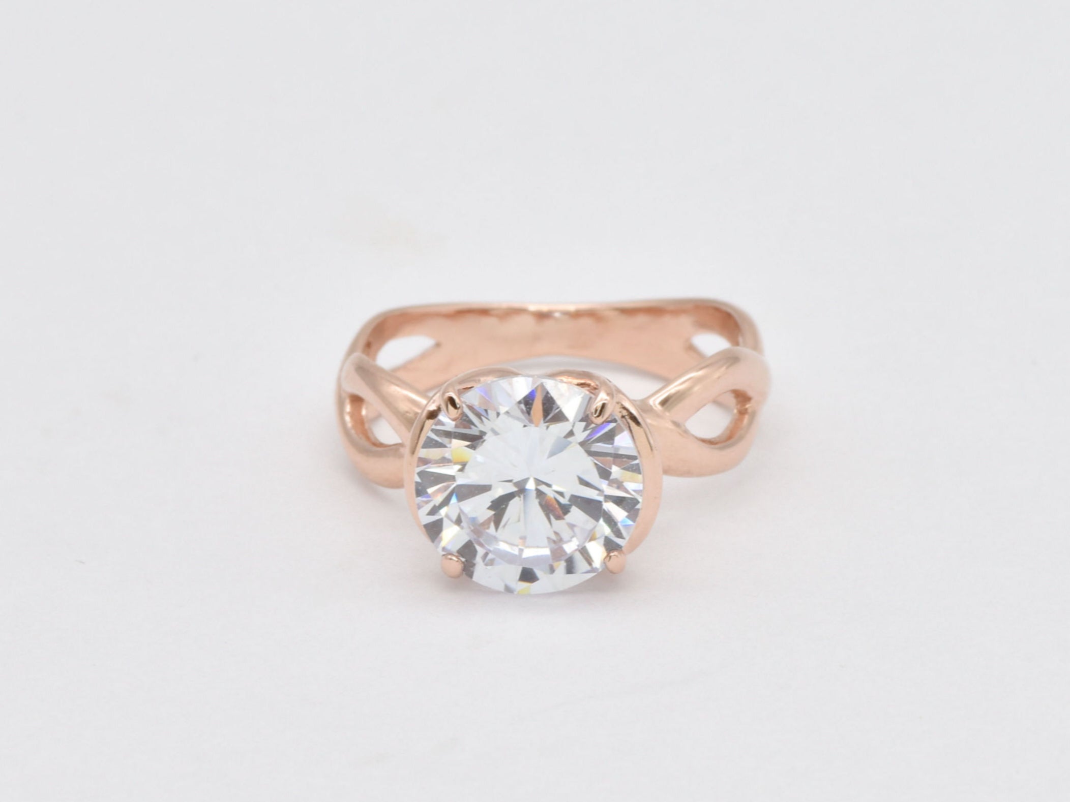 Engagement Ring, 2 carat Diamond, Lab-grown diamond (c.z.) Ring, Bridal diamond Ring, Sparkly Ring, Promise Ring, Solid Silver Ring, 4 Carat(1)