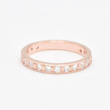 Diamond Eternity Ring - Sparkly Stackable Band - Diamond Wedding Band