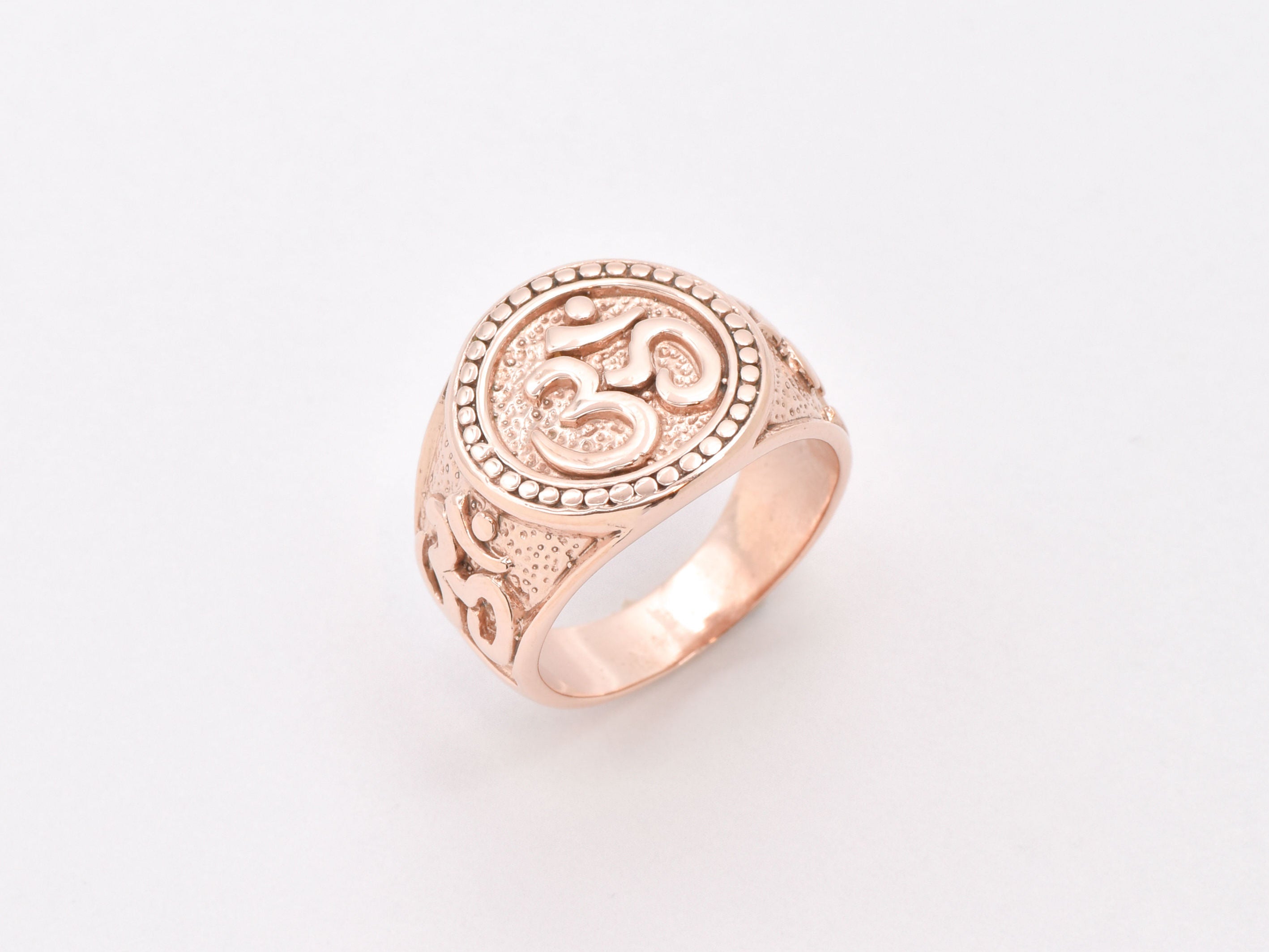 Chunky Om Ring, Silver Ohm Ring, Vintage Om Ring, Chunky Silver Ring, Buddhist Ring, Solid Silver Ring, Meditation Ring, Silver Yoga Ring(1)