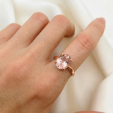 Adina Stone material options for 925 Sterling Silver, 18K Yellow Gold Vermeil, 18K White Gold Vermeil, 18K Rose Gold Vermeil.