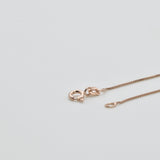 Rose Gold Vermeil Dainty Box Chain