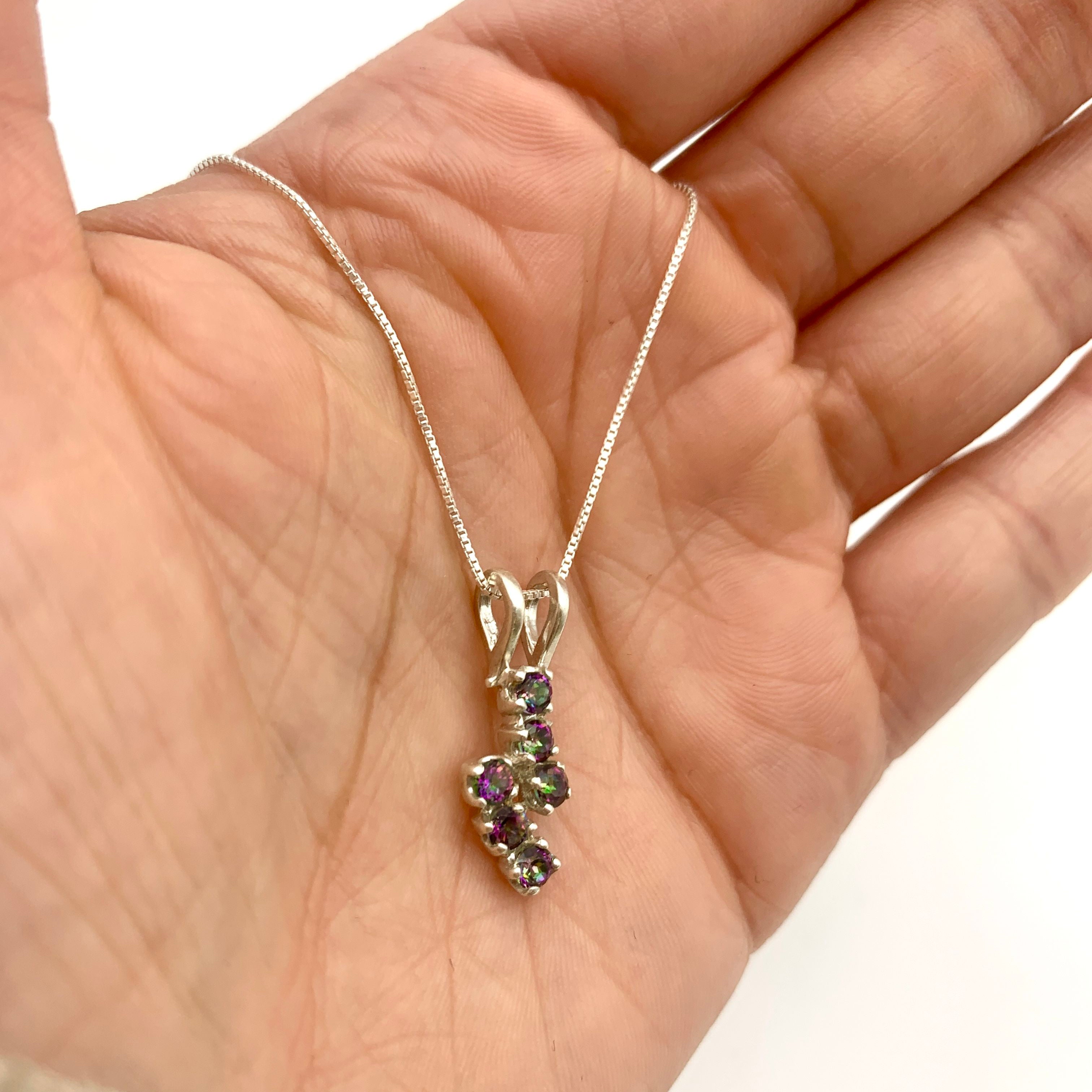 2605-P-nMYT: Sterling Silver 925 Natural Mystic Topaz