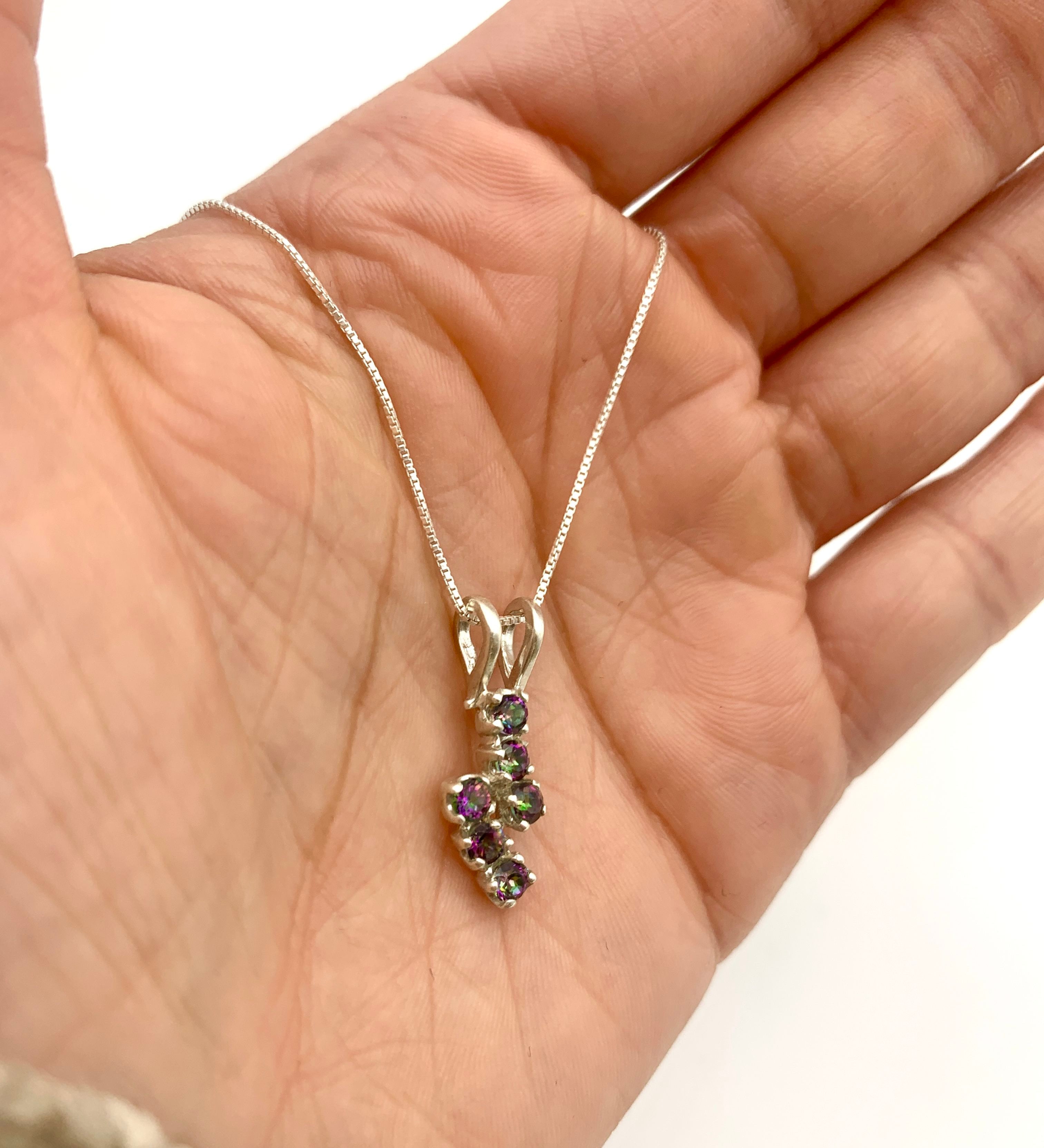 2605-P-nMYT: Sterling Silver 925 Natural Mystic Topaz