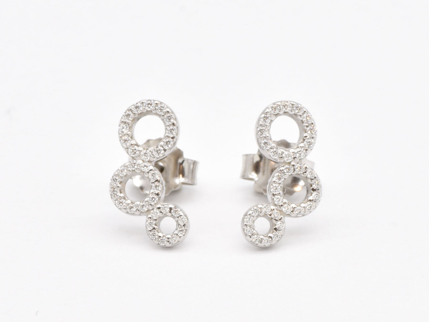 EG2032CZ-E-cCZ: Sterling Silver 925 Created CZ Diamond