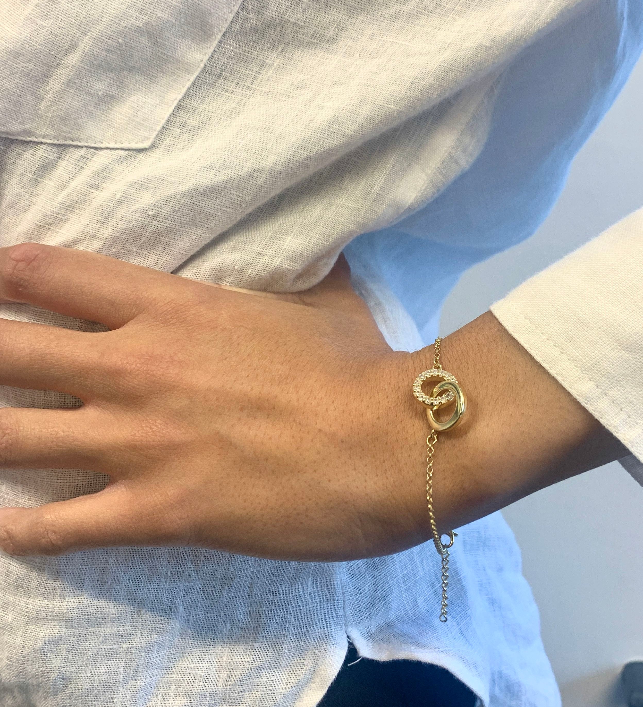 BG2012CZ-B-cCZZ-Y: Gold Vermeil 18k Cubic Zirconia