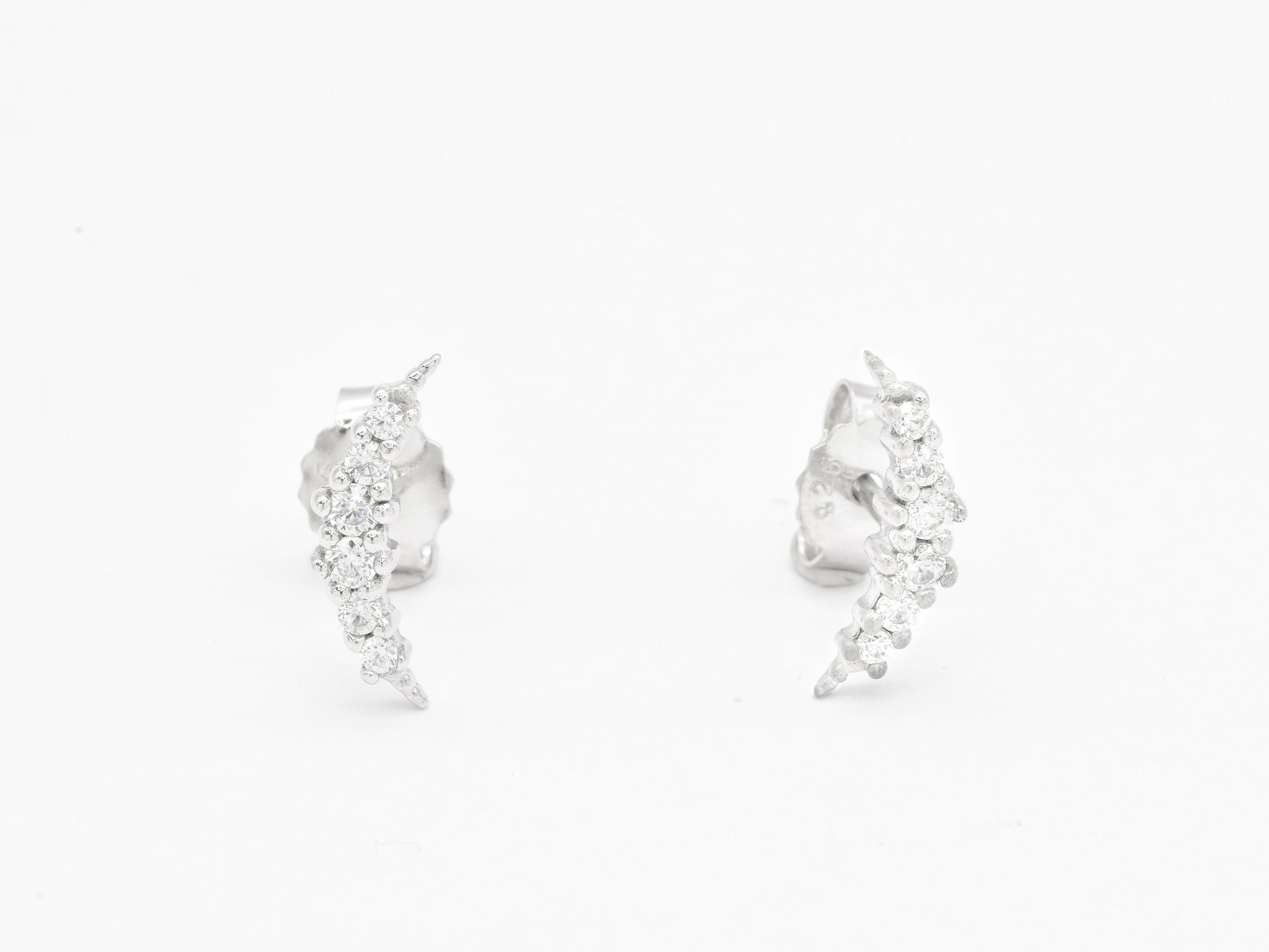 EG2011CZ-E-cCZ: Sterling Silver 925 Created Diamond