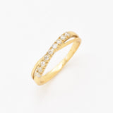 VR2020CZS-R-cCCZ: Gold Vermeil 18k Created Diamond