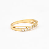 VR2020CZS-R-cCCZ: Gold Vermeil 18k Created Diamond