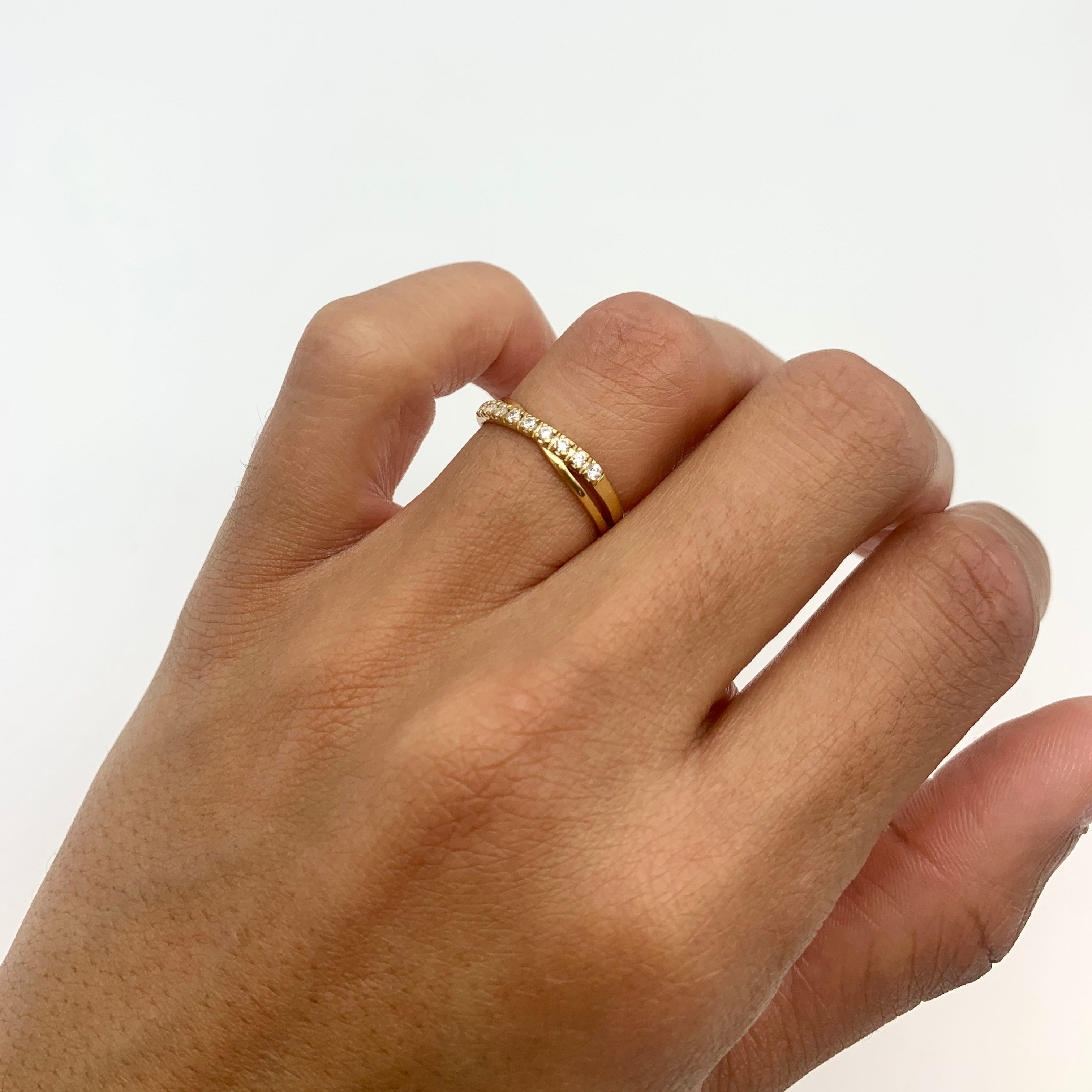 VR2020CZS-R-cCCZ: Gold Vermeil 18k Created Diamond