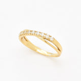 VR2020CZS-R-cCCZ: Gold Vermeil 18k Created Diamond