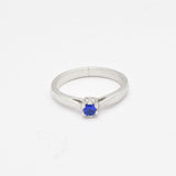 2904-R-cSAP: Sterling Silver 925 Created Sapphire