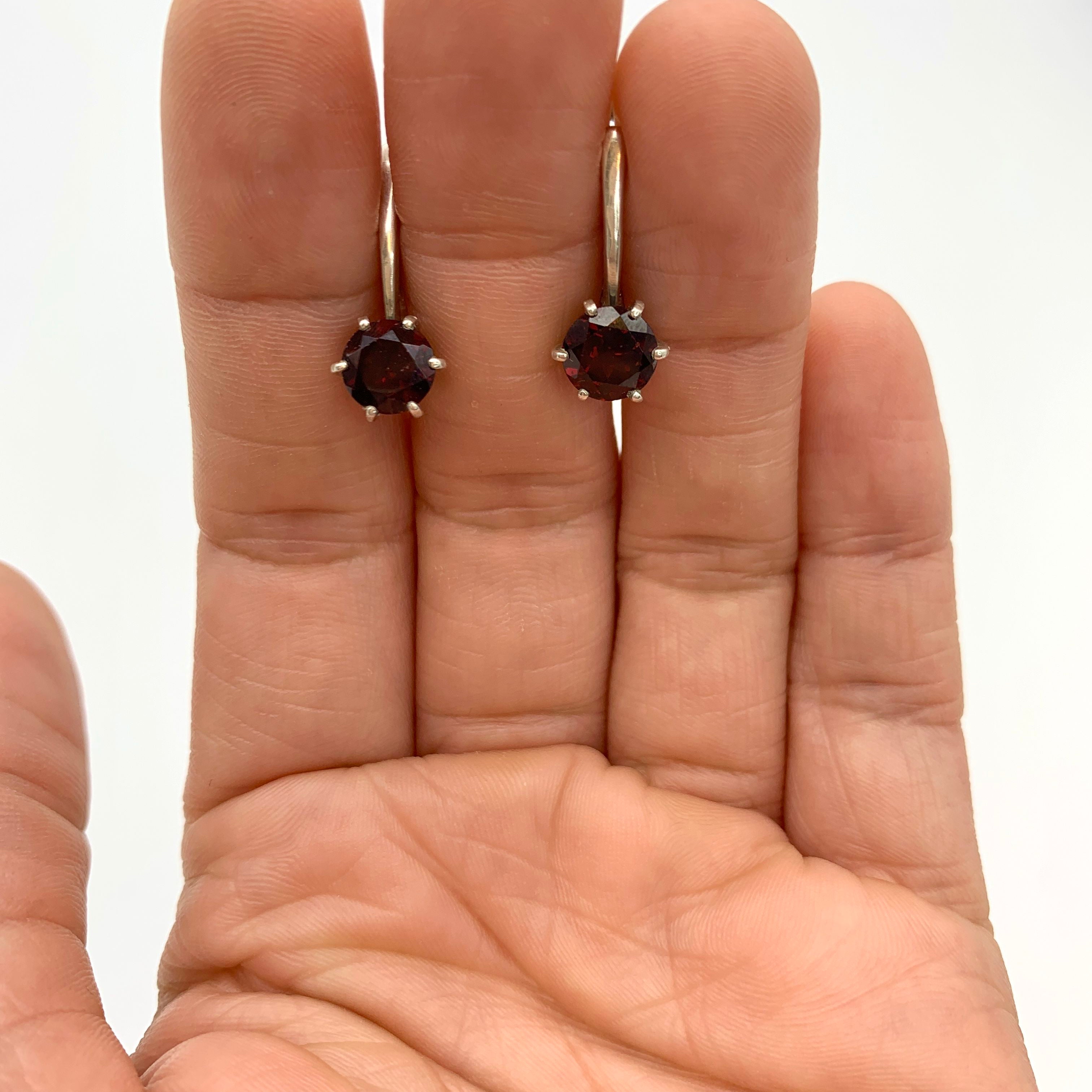 2748-E-nGAR: Sterling Silver 925 Natural Garnet