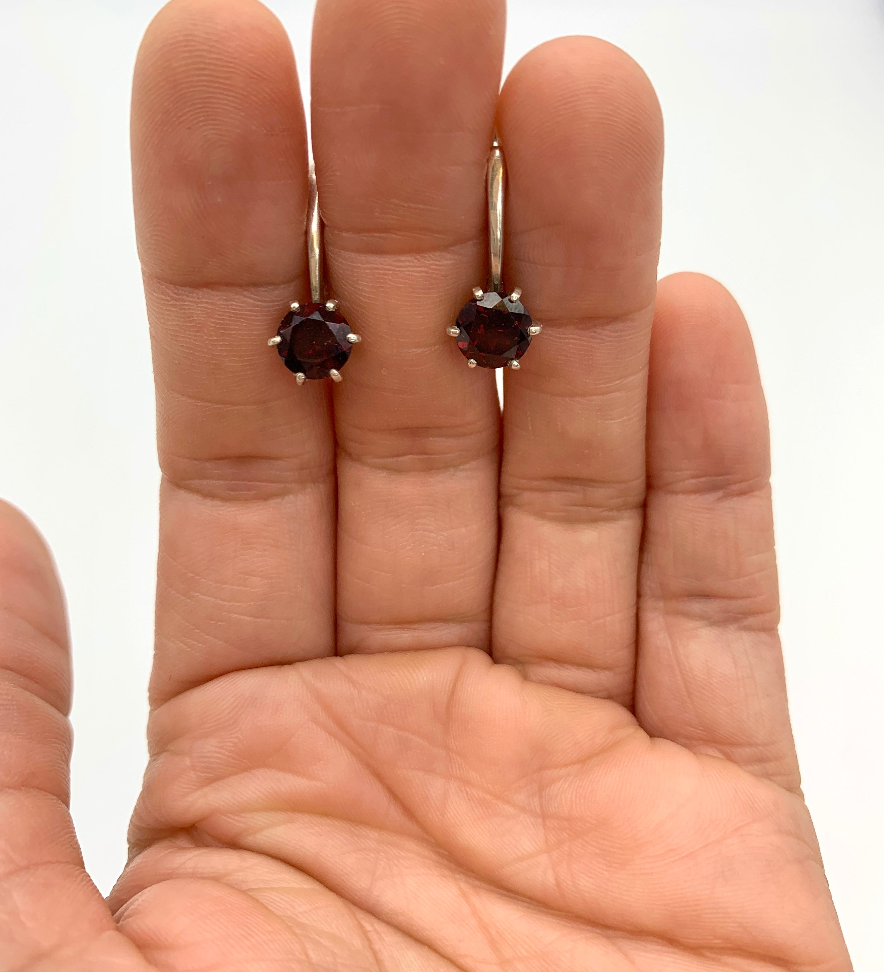 2748-E-nGAR: Sterling Silver 925 Natural Garnet