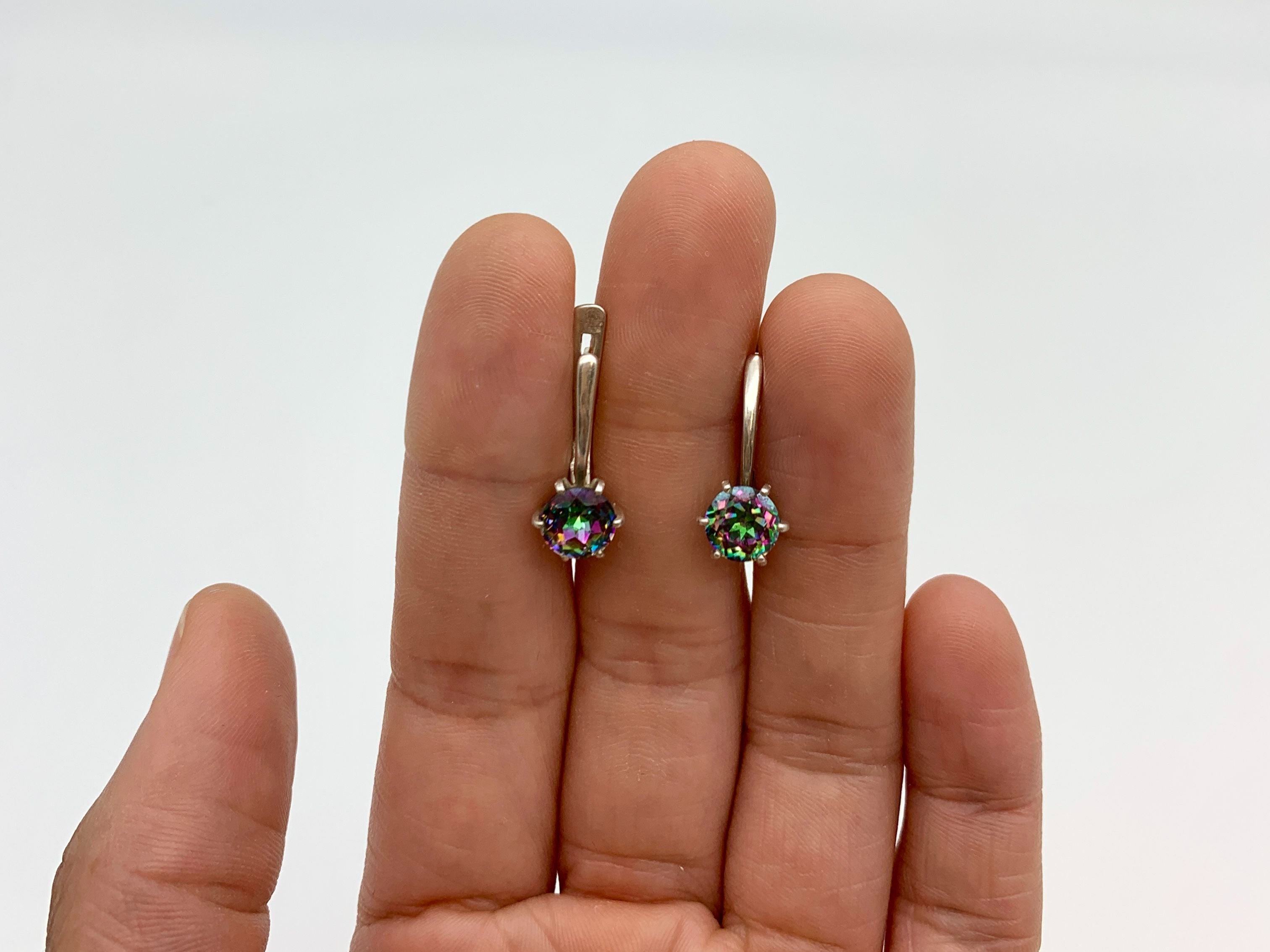 2748-E-nMYT: Sterling Silver 925 Natural Mystic Topaz