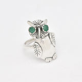 Natural Emerald Ring made in 925 Sterling Silver with Round Natural Green Emerald in Prong setting, May Birthstone gift idea, symbolizes growth, harmony, and deep emotional healing, ideal for everyday wear and perfect for birthday gifting and special occasions.