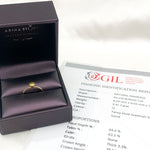 RS-029-R-nYDI: 14k Yellow Gold Diamond