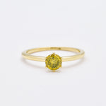 RS-029-R-nYDI: 14k Yellow Gold Diamond