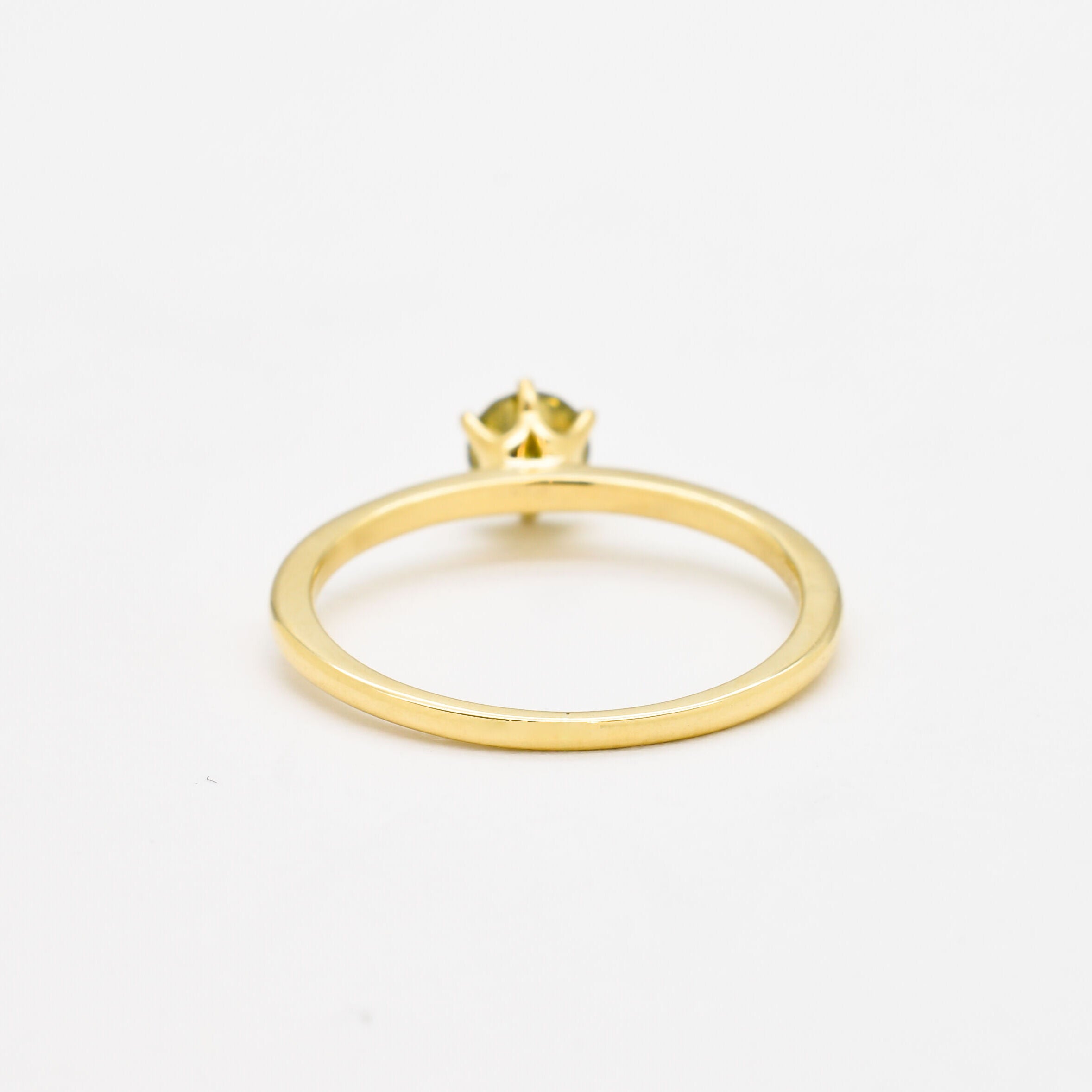 RS-029-R-nYDI: 14k Yellow Gold Diamond