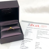 Chic 14k Yellow Gold Ring adorned with Natural White Diamond, a meaningful April Birthstone gift for everyday elegance and special moments.