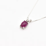 2828-P-nRUB: Sterling Silver 925 Natural Ruby