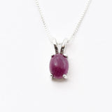 2828-P-nRUB: Sterling Silver 925 Natural Ruby