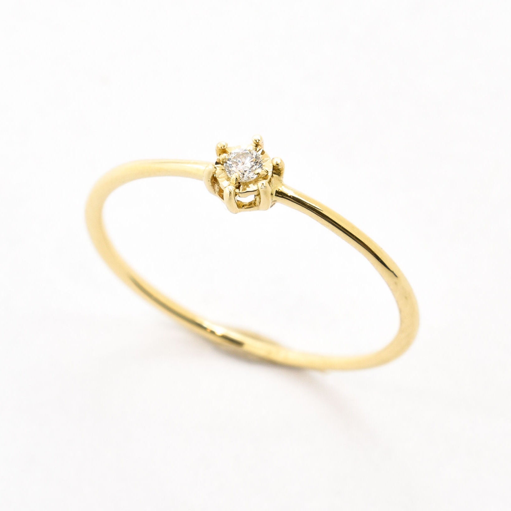 RC-C-340-R-nDIA: 14k Yellow Gold Natural Diamond