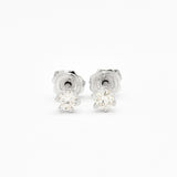 Certified Genuine Diamond Studs - Real 14k Gold Diamond Earrings - Brilliant Diamond Real Gold Earrings (41097002254402)