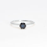 CERTIFIED Real Sapphire Ring - Solid 14k Gold Ring - Genuine Sapphire Engagement Ring (41168087973954)