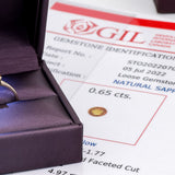 Yellow Sapphire Ring - 18k Solid Gold Ring - Genuine Sapphire Ring