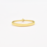 Dainty Genuine Sapphire Ring - Certified Sapphire Solitaire Ring - Real 14k White Gold Ring (41096994848834)