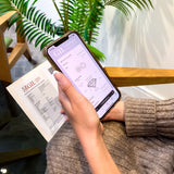 Ruby and Sapphire Gold Ring - Solid Gold Dainty Ring - Two Stone Gold Ring