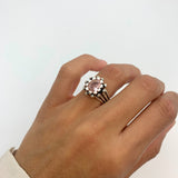 2114-R-nMOR: Sterling Silver 925 Natural Morganite