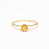 R1-105-gR-nYSA: 14k Yellow Gold Yellow Sapphire