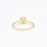 R1-105-gR-nYSA: 14k Yellow Gold Yellow Sapphire