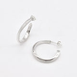 Gold Hoop Earrings - Round Huggie Earrings - Minimalist Gold Earrings