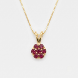 Necklace length guide from 16 inch, 18 inch and 20 inch Adina Stone necklaces, real neck view.