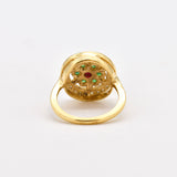 Adina Stone material options for 925 Sterling Silver, 18K Yellow Gold Vermeil, 18K White Gold Vermeil, 18K Rose Gold Vermeil.