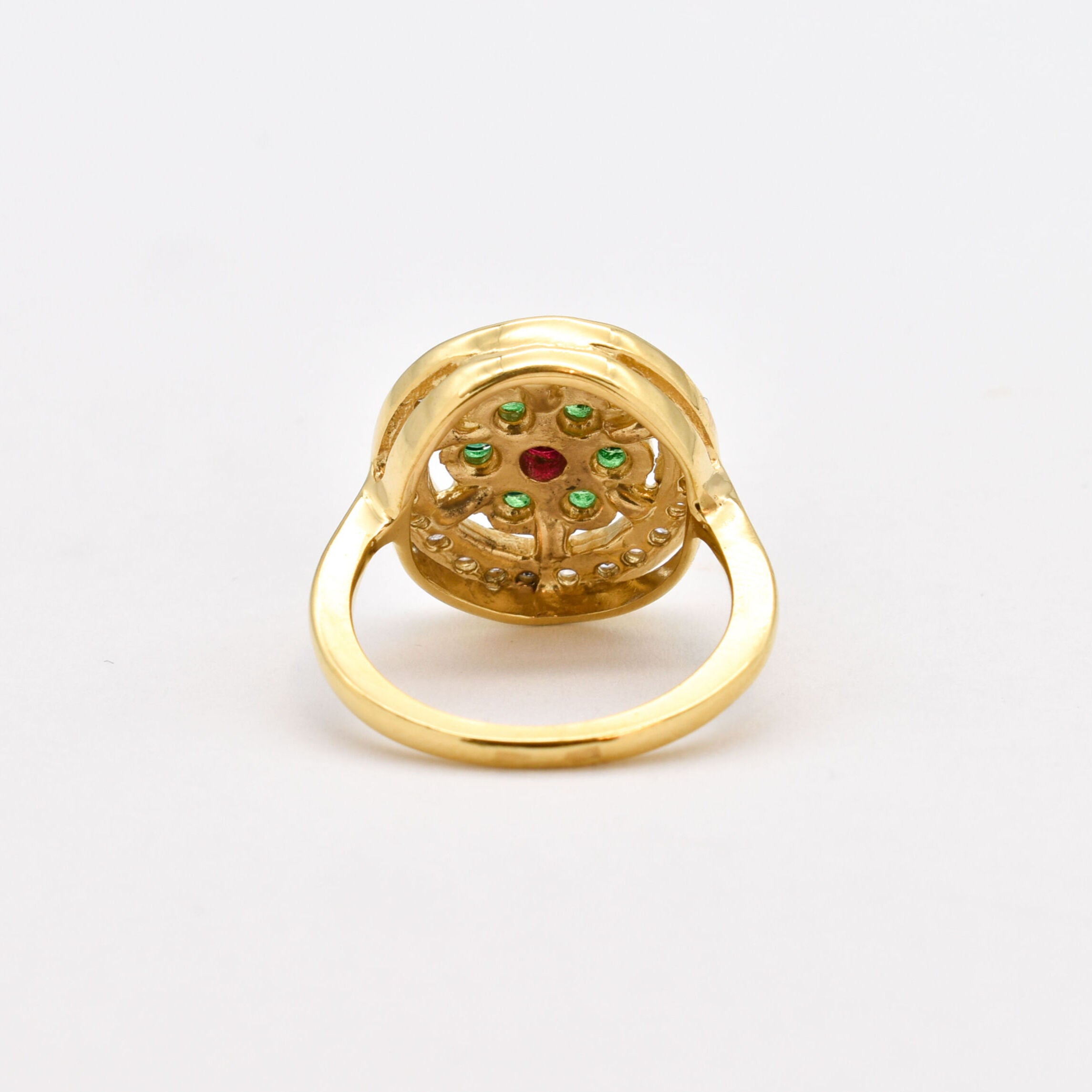 Adina Stone material options for 925 Sterling Silver, 18K Yellow Gold Vermeil, 18K White Gold Vermeil, 18K Rose Gold Vermeil.