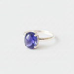 Charming Purple Tanzanite Ring in 925 Sterling Silver, a lovely accessory for daily wear and memorable gifting occasions.