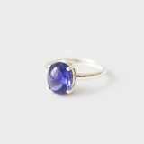 Charming Purple Tanzanite Ring in 925 Sterling Silver, a lovely accessory for daily wear and memorable gifting occasions.