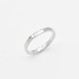 Gold Hammered Band - Textured Band - Gold Unisex Ring