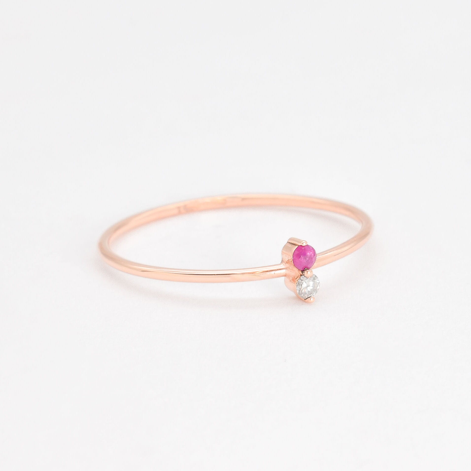 YR-999-gR-DIAXRUB: 14k Rose Gold Diamond