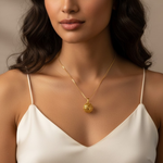 Adina Stone material options for 925 Sterling Silver, 18K Yellow Gold Vermeil, 18K White Gold Vermeil, 18K Rose Gold Vermeil.