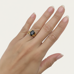 Chic Vintage Black Onyx Ring in 18k Gold Vermeil - A timeless accessory for any occasion and the perfect gift idea.