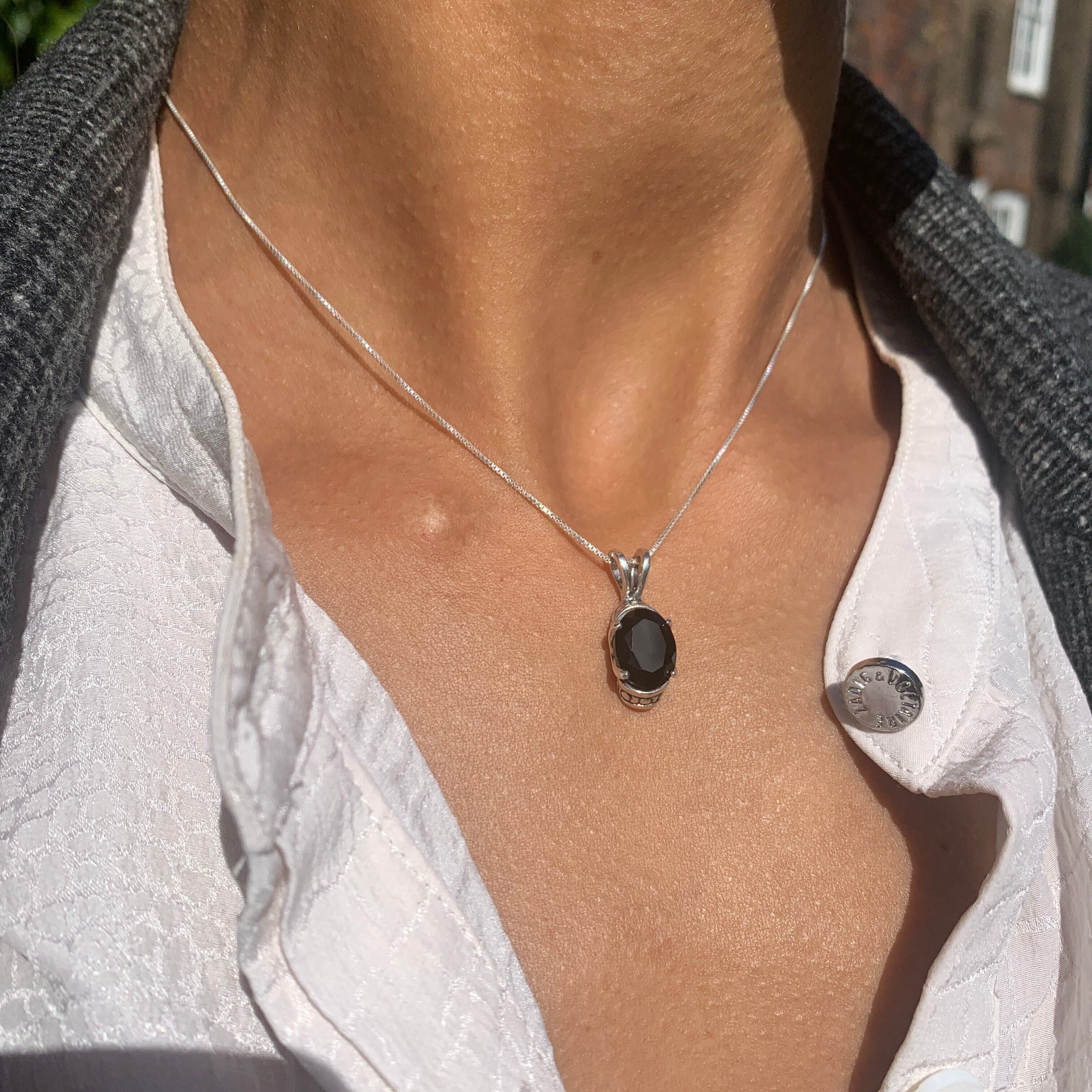 2183-P-nONY: Sterling Silver 925 Natural Onyx