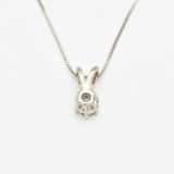 2910-P-cAQU: Sterling Silver 925 Created Aquamarine