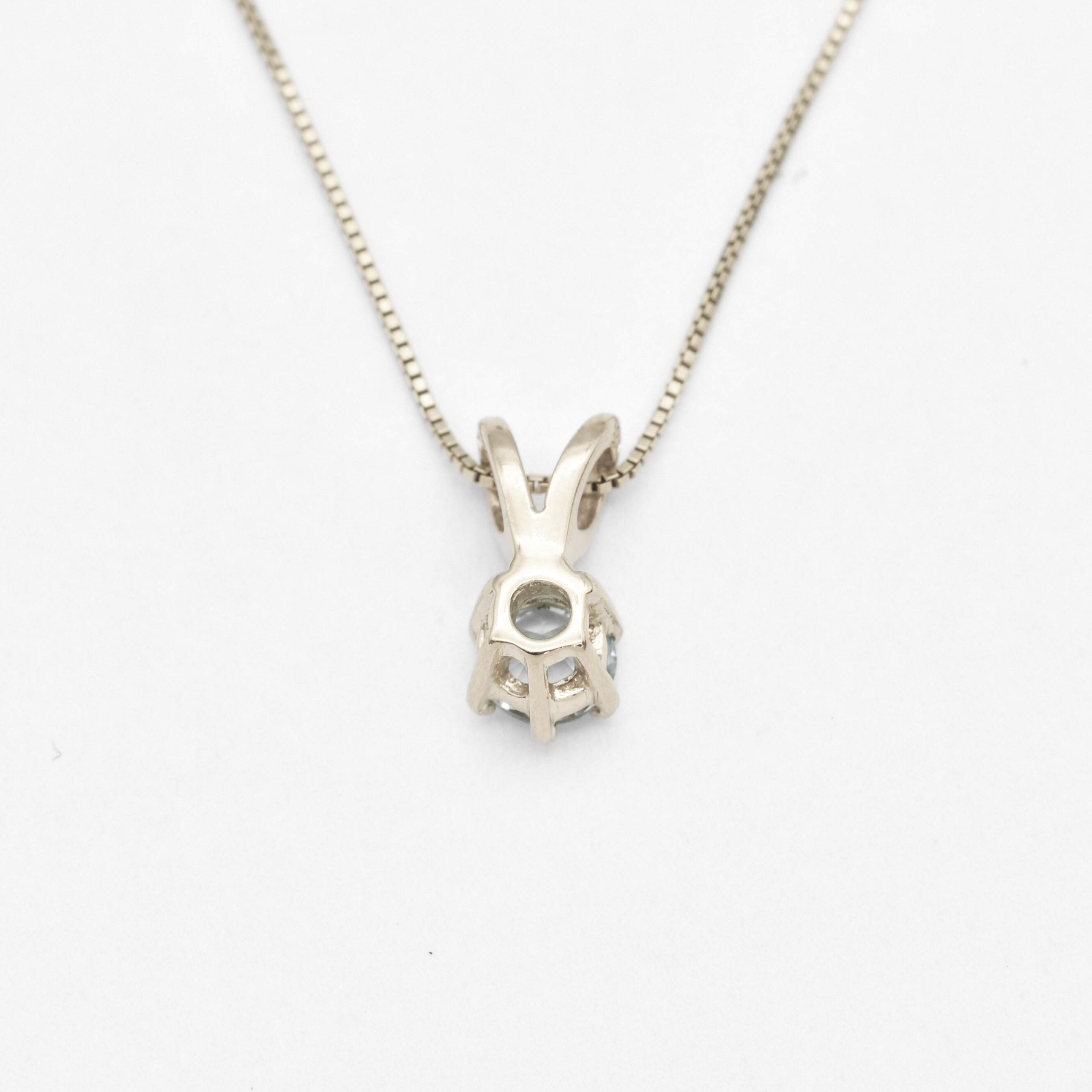 2910-P-cAQU: Sterling Silver 925 Created Aquamarine